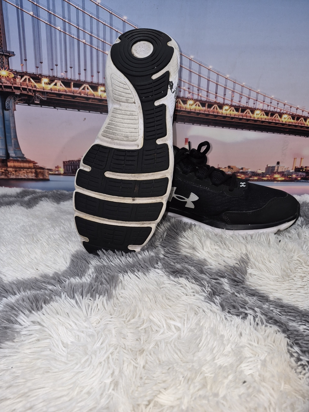 Under Armour Kids' Black Athletic Sneakers - Picture 8 of 8